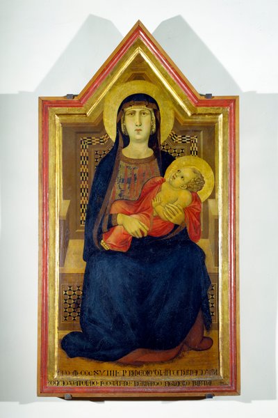 Madonna y niño de Ambrogio Lorenzetti